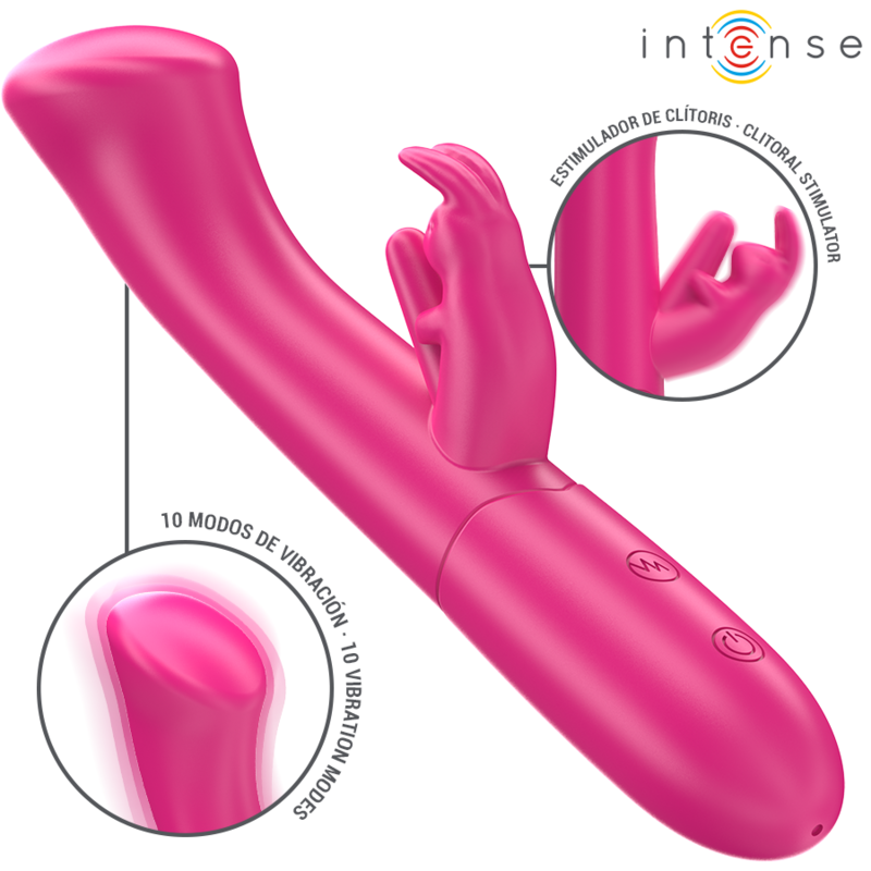 Vibromasseur Rabbit INTENSE Julieta 18,6 cm avec 10 vibrations