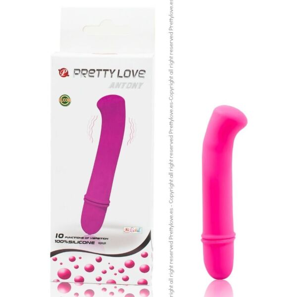 Mini vibromasseur Pretty Love Antony en silicone