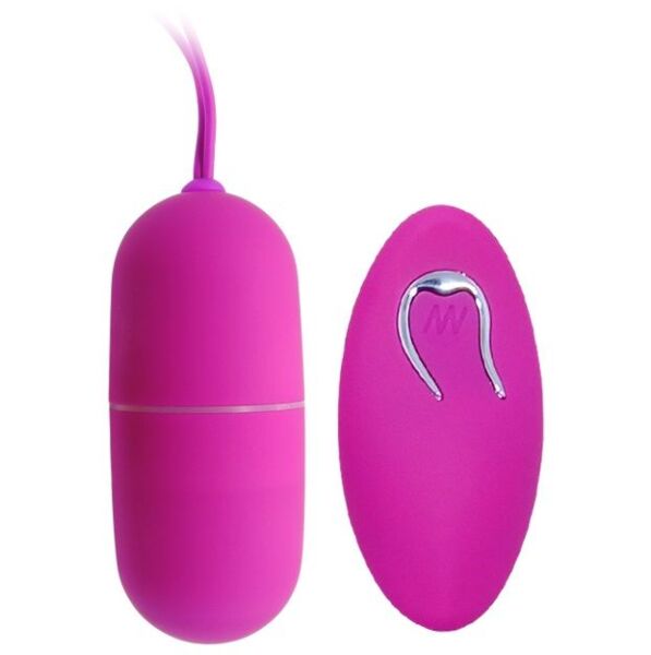 Œuf vibrant Pretty Love Arvin en forme de balle avec des détails métallisés