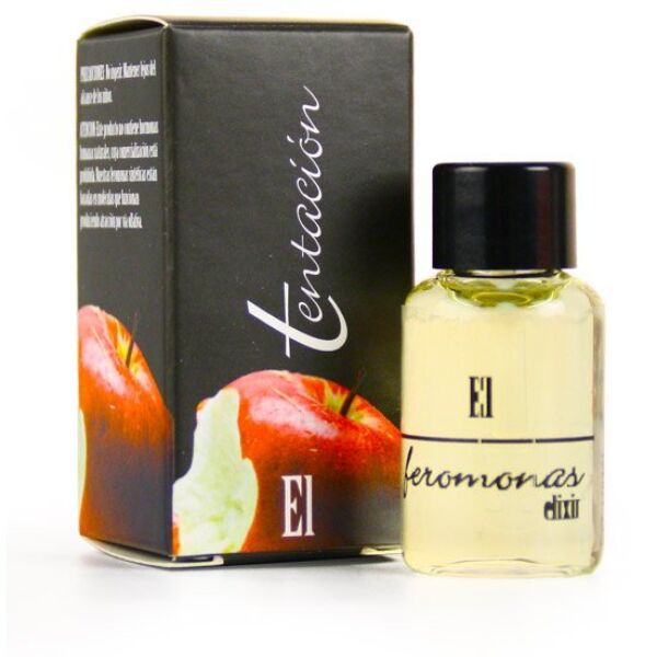 Parfum aux phéromones Tentación Elixir, flacon de verre de 7 ml avec son étui individuel