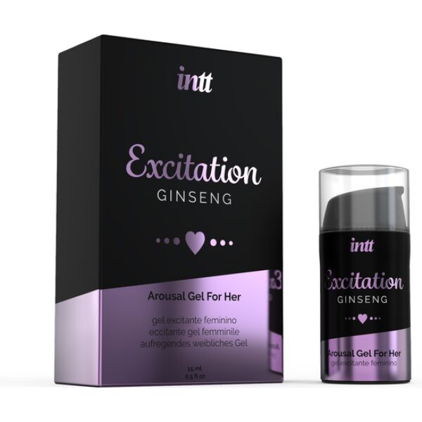 Gel stimulant INTT Excitation en flacon de 15 ml avec doseur