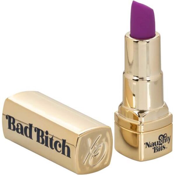 Mini-vibromasseur CalExotics Naughty Bits Bad Bitch en forme de rouge à lèvres