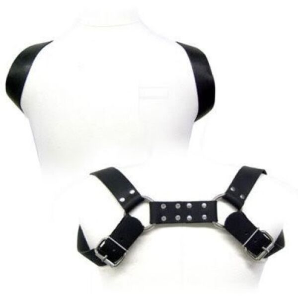 Harnais homme Leather Body Holster avec bretelles aux épaules