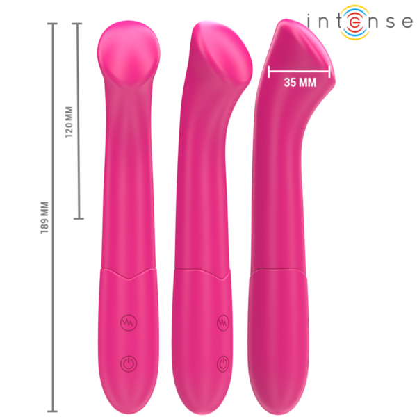 Vibromasseur flexible Intense Fun Paty en silicone, 19 cm