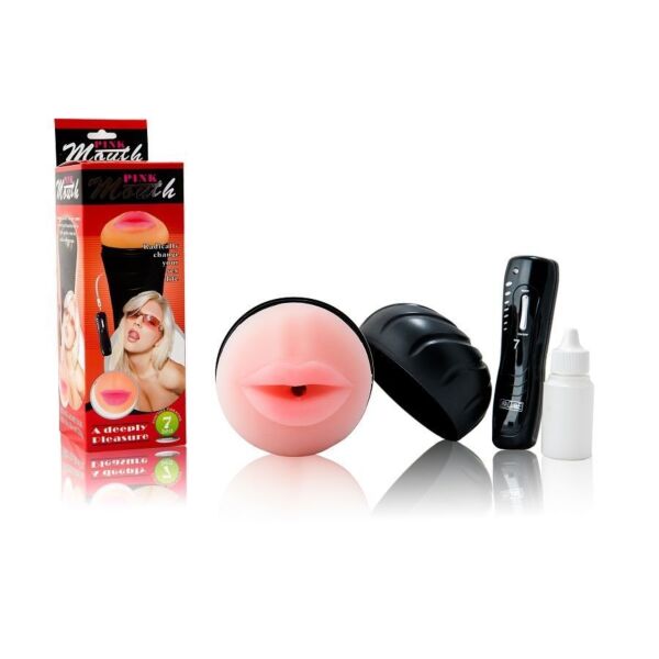 Masturbateur Baile en forme de bouche avec vibromasseur intégré