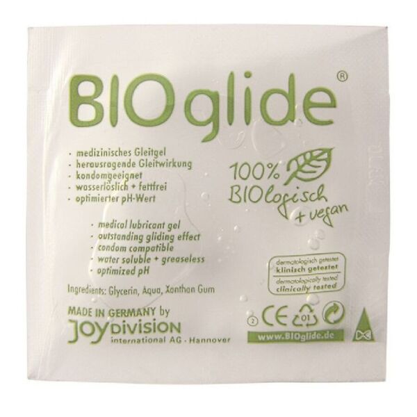 Monodose de lubrifiant à base d'eau Joydivision BIOglide de 3 ml