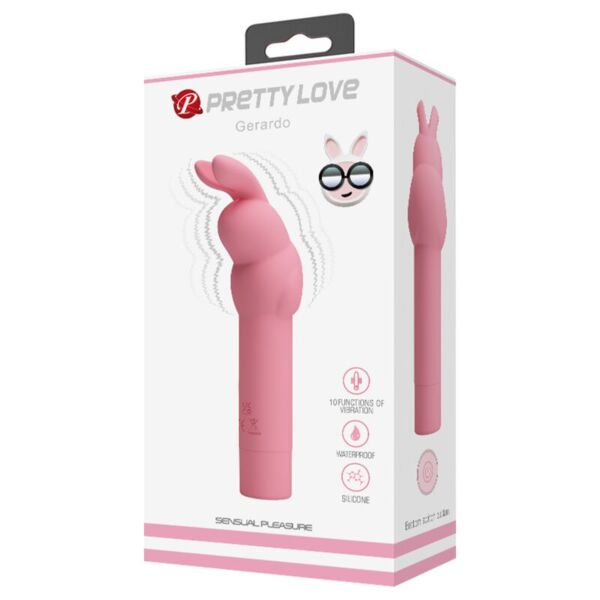 Vibromasseur clitoridien Pretty Love BI-300008-1 en silicone