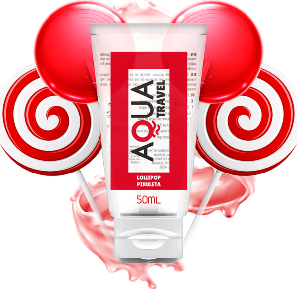 Lubrifiant aromatisé Aqua Travel, au format voyage