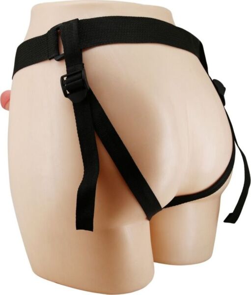 Gode ceinture Pretty Love BW-022099N avec son gode de couleur naturelle