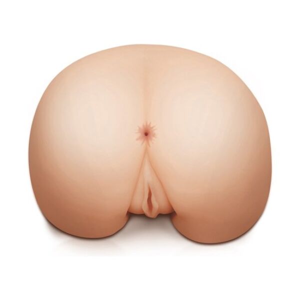 Masturbateur PDX Extreme Bad Girl Vibrating Ass en forme de fesses avec entrées anale et vaginale