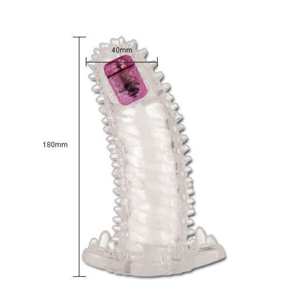 Gaine pénienne Baile Brave II avec embout vibrant
