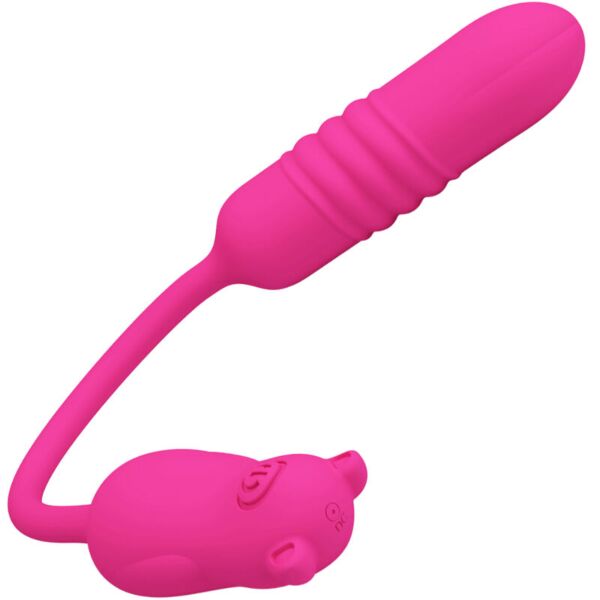 Mini-vibromasseur Pretty Love Nobikuma avec son bouton à l'extrémité