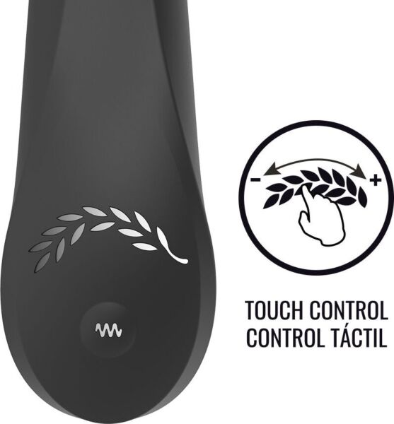 Vibromasseur Black&Silver Kean avec commande tactile
