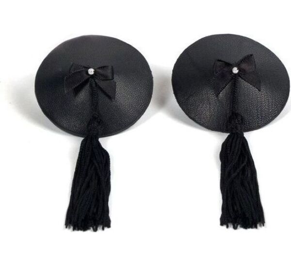 Cache-tétons à pompons Bijoux Indiscrets Burlesque Pasties Classic
