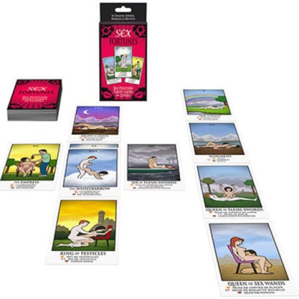 Jeu de cartes Kheper Games Sex Fortunes avec sa boîte