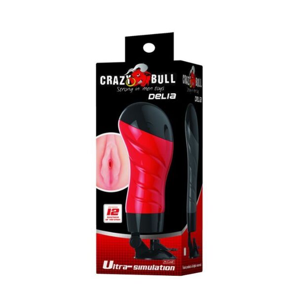 Masturbateur Crazy Bull BM-00900T47S avec base à ventouse