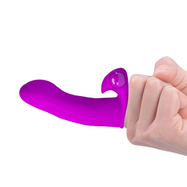 Vibromasseur de doigt Pretty Love, une gaine en silicone pour un doigt