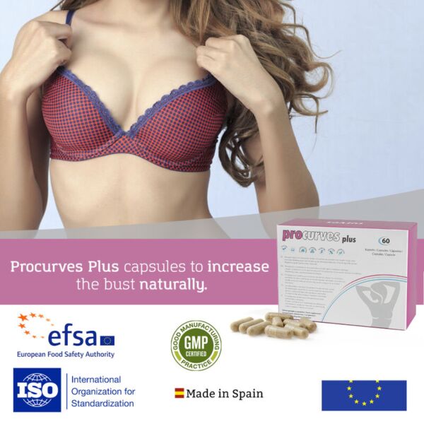 Boîte du complément alimentaire 500COSMETICS Procurves Plus avec ses gélules transparentes
