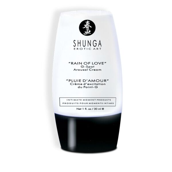 Flacon de crème stimulante pour le point G Shunga Rain of Love