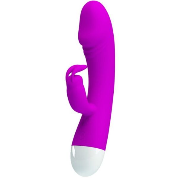 Vibromasseur rabbit Pretty Love Smart Will (BW-241028), avec sa tige courbée et ses oreilles de lapin