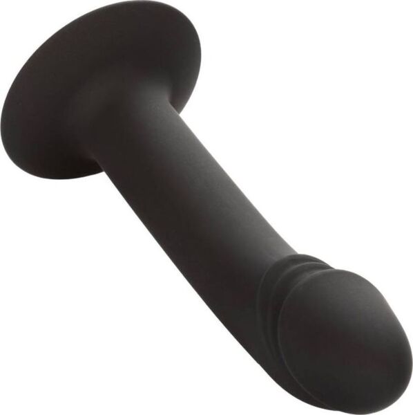 Gode anal CalExotics Curved Anal Stud, avec sa pointe courbée et sa base à ventouse