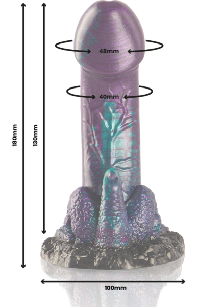 Gode EPIC Basilisk 18 cm avec sa base large