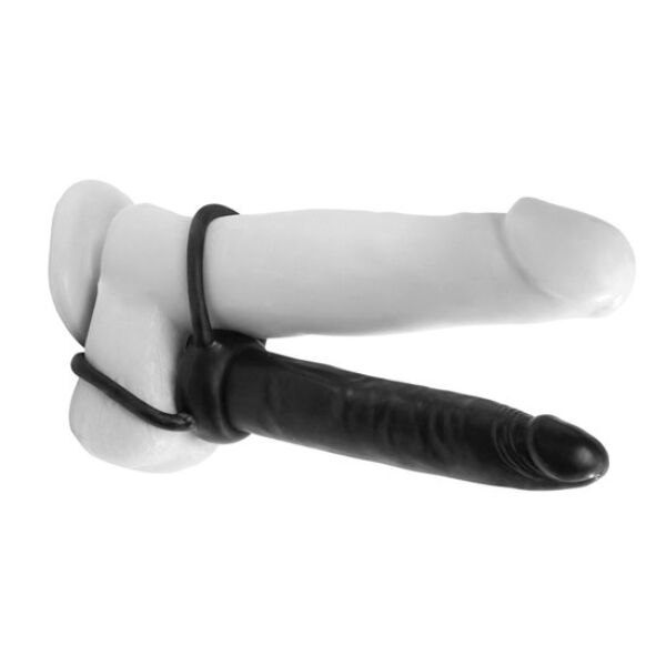 Anneau de double pénétration Pipedream Anal Fantasy Double Trouble, avec son gode et ses deux anneaux