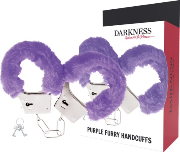 Menottes Darkness doublées, deux pièces reliées par une chaîne