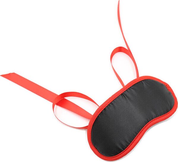 Bandeau pour les yeux Ohmama Fetish à bords rouges