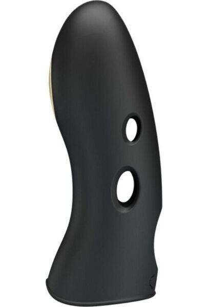 Doigtier vibrant avec électrostimulation Pretty Love BI-014755, noir