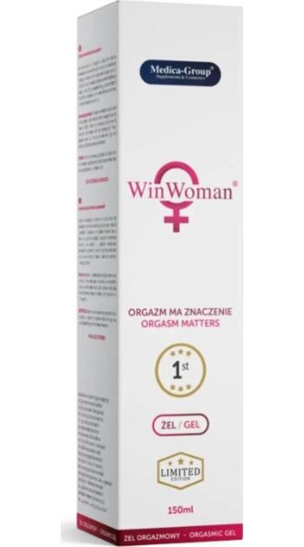 Flacon de 150 ml du gel intime WinWoman Gel de Medica Group