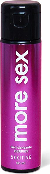 Lubrifiant à base d'eau Sexitive More Sex, flacon de 50 ml