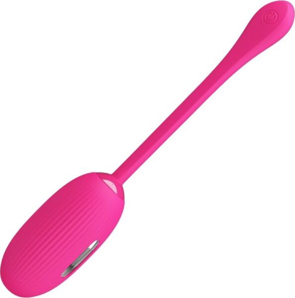Œuf vibrant Pretty Love BI-014609HP en silicone, avec son cordon souple
