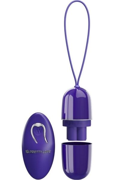 Œuf vibrant Pretty Love Arvin violet avec télécommande