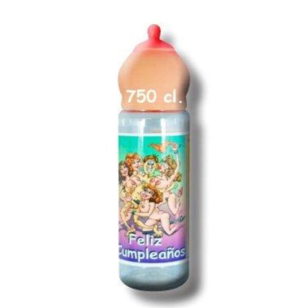 Bouteille en forme de sein Diablo Picante