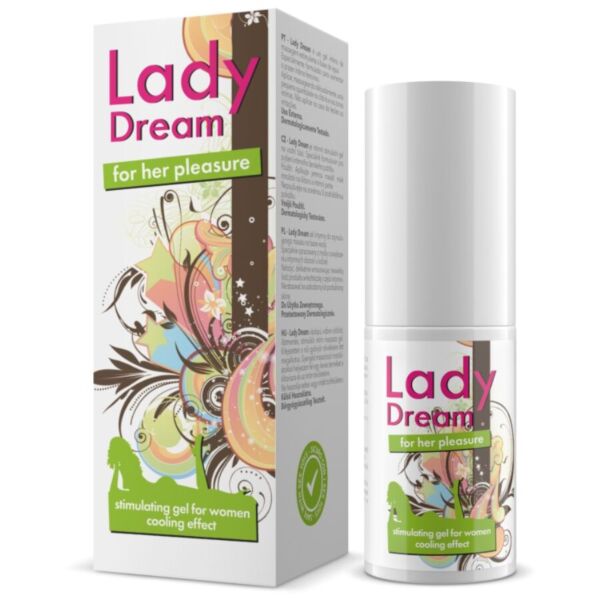 Crème stimulante Intimateline Lady Cream en flacon de 30 ml