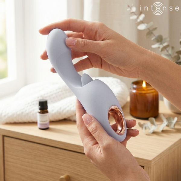 Vibromasseur INTENSE Anya à double stimulation, coloris lavande