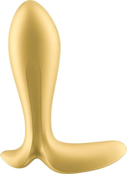 Plug anal vibrant Satisfyer Intensity Plug, doré et violet