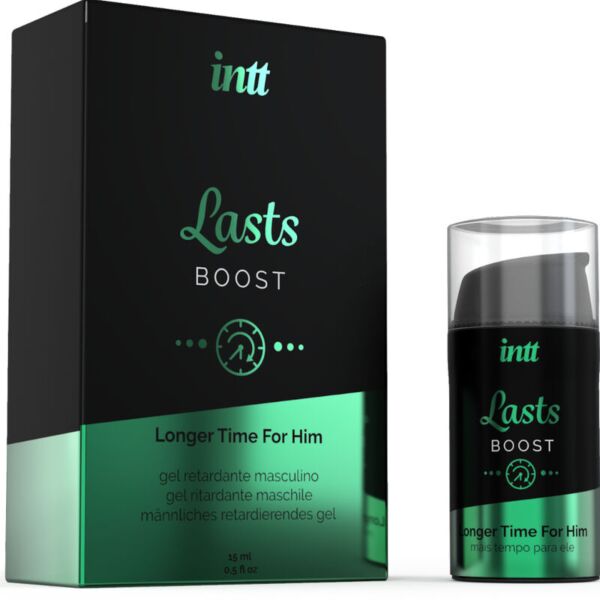 Gel retardant INTT Lasts dans son flacon de 15 ml avec doseur