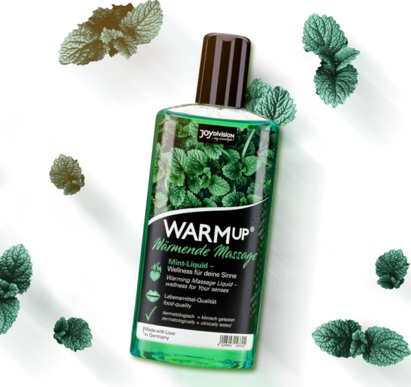 Flacon de gel de massage JOYDIVISION WARMup Menthe de 150 ml