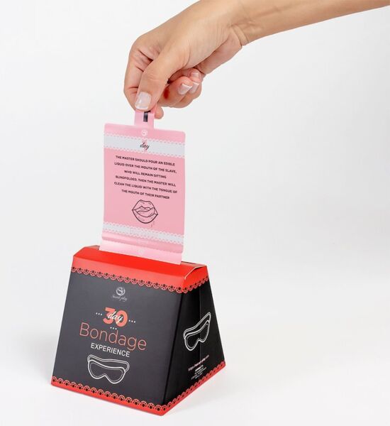 Jeu de cartes Secret Play 30 Días Bondage, en espagnol et en anglais