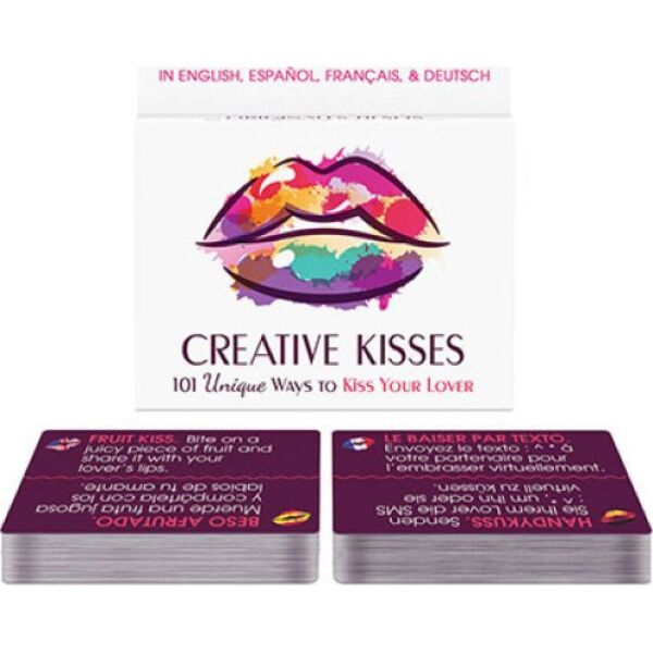 Jeu de cartes Kheper Games Creative Kisses avec ses cartes de baisers