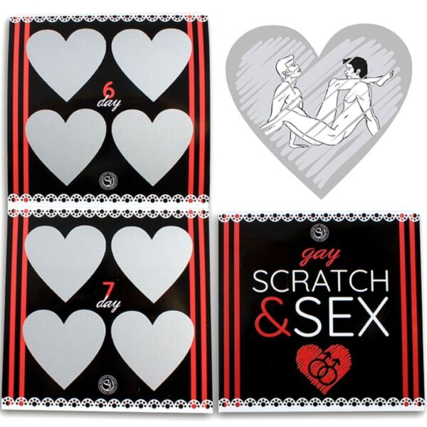 Jeu à gratter pour couples Secret Play Scratch & Sex Gay