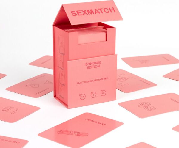 Jeu de cartes Secret Play Sexmatch Bondage Edition avec sa boîte