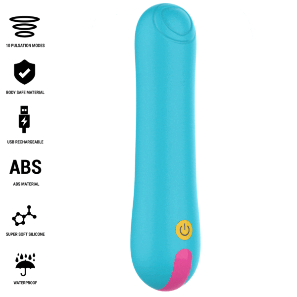 Vibromasseur Intense Claudia avec fonction de tapotement rythmé