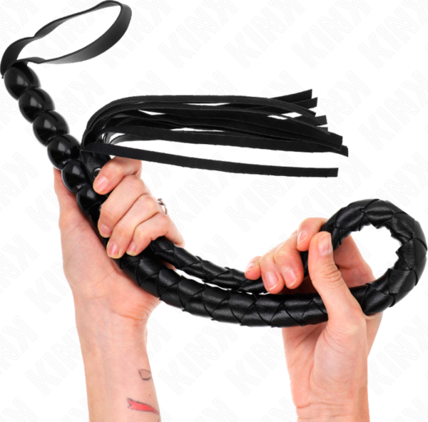 Fouet Kink Beaded Snake Whip de type serpent avec des perles