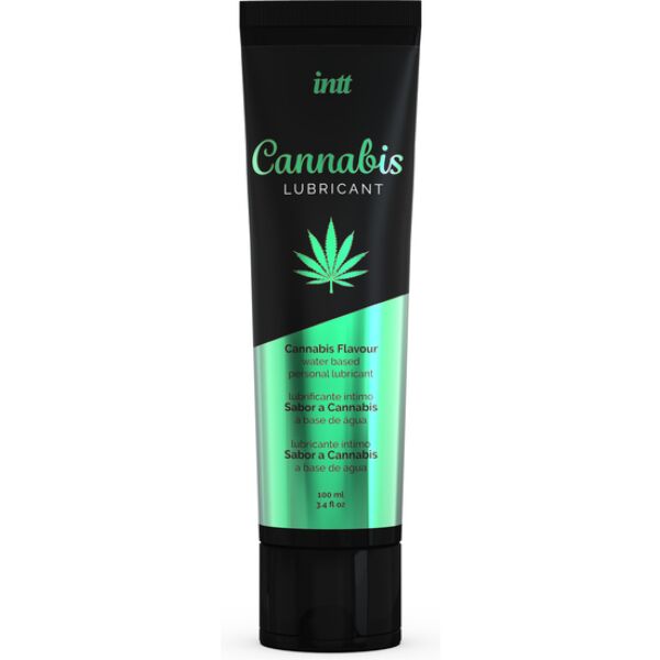 Tube de 100 ml du lubrifiant à base d'eau INTT Cannabis Lubricant