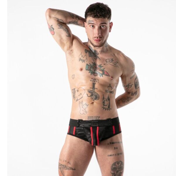 Jockstrap Locker Gear Full Military Access, avec le devant ouvert