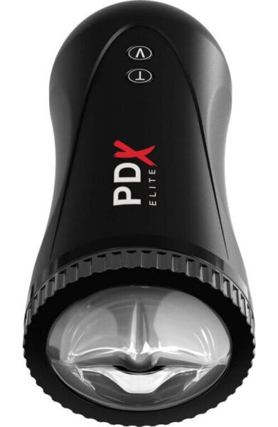 Masturbateur PDX Elite Moto Stroker avec vibration et va-et-vient automatique