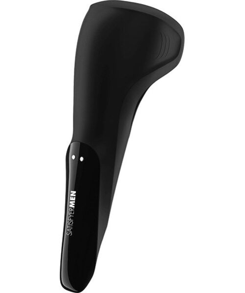 Masturbateur Satisfyer Men Wand noir, avec ses ailes flexibles en silicone